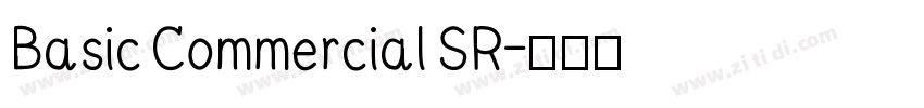 Basic Commercial SR字体转换